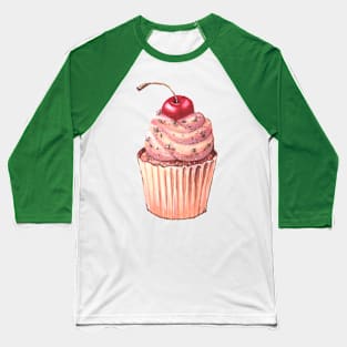 Creamy Cupcake Baseball T-Shirt